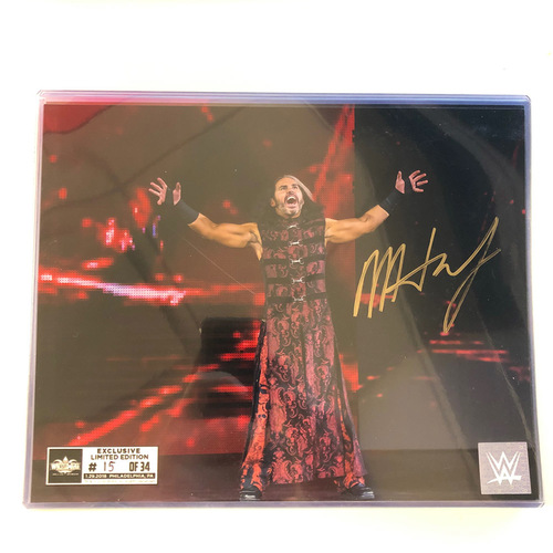 Matt Hardy SIGNED 8 x 10 Limited Edition WrestleMania Photo (Random Number)