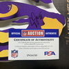 LSU Justin Jefferson Signed 3D Metal Wall Art (15.5 x 9.5)