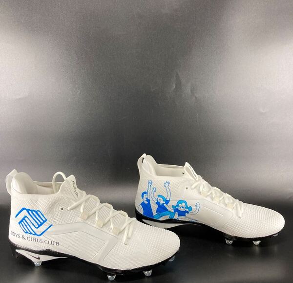 MCMC - Packers Aaron Mosby Custom Cleats 2025 Season Size 13 Proceeds Be...