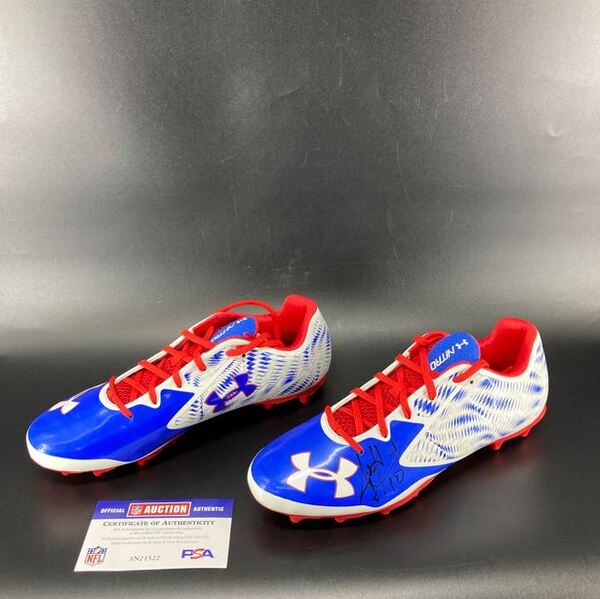 Bills -  AJ McCarron Signed Cleats Size 13