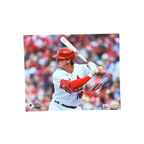 Nolan Gorman Autographed Team Issued Red Helmet (Size 7 1/8) | St