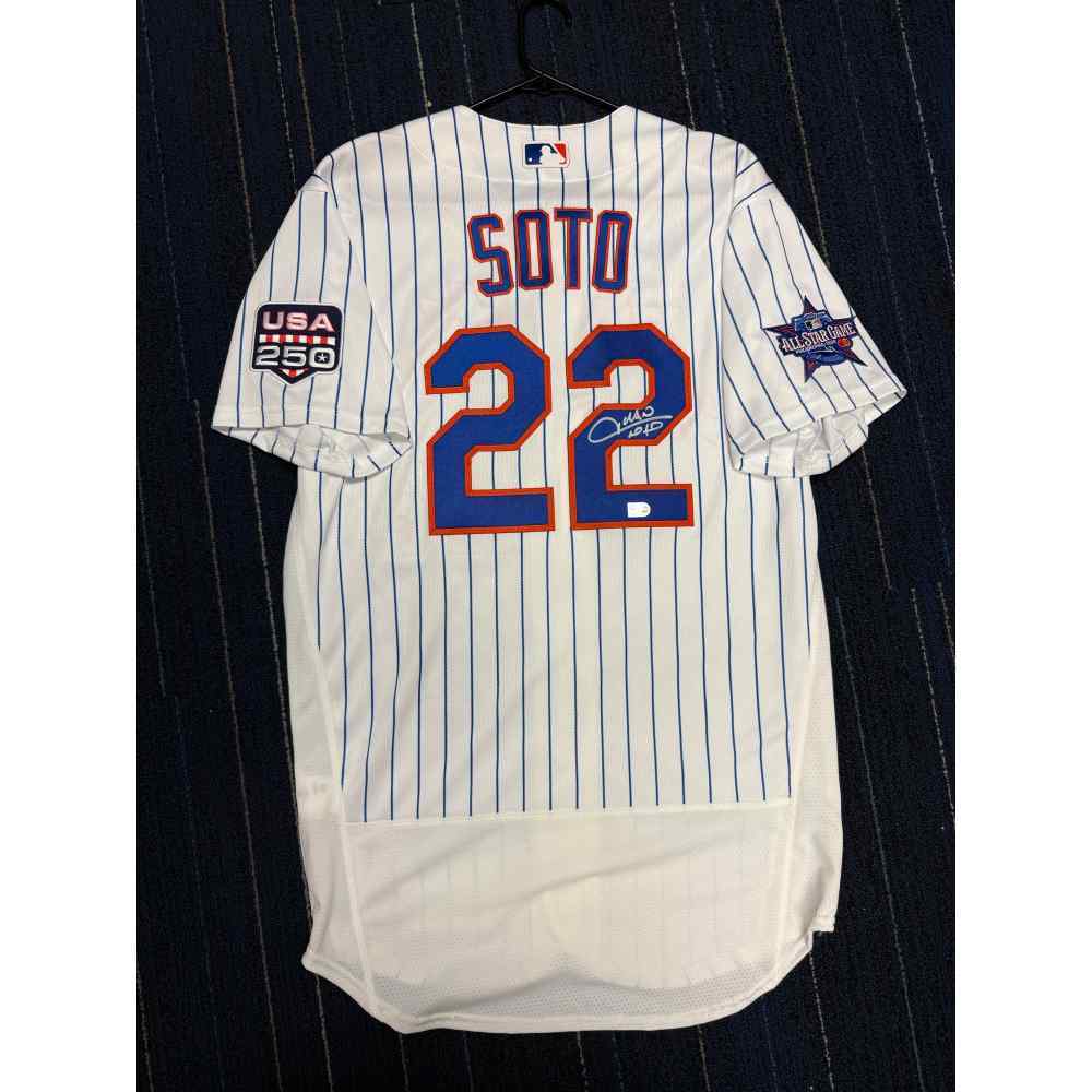 Juan Soto 2026 New York Mets All-Star Game Autographed Jersey