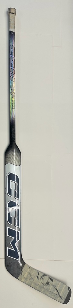 #74 Juuse Saros Game Used Stick - Autographed - Nashville Predators