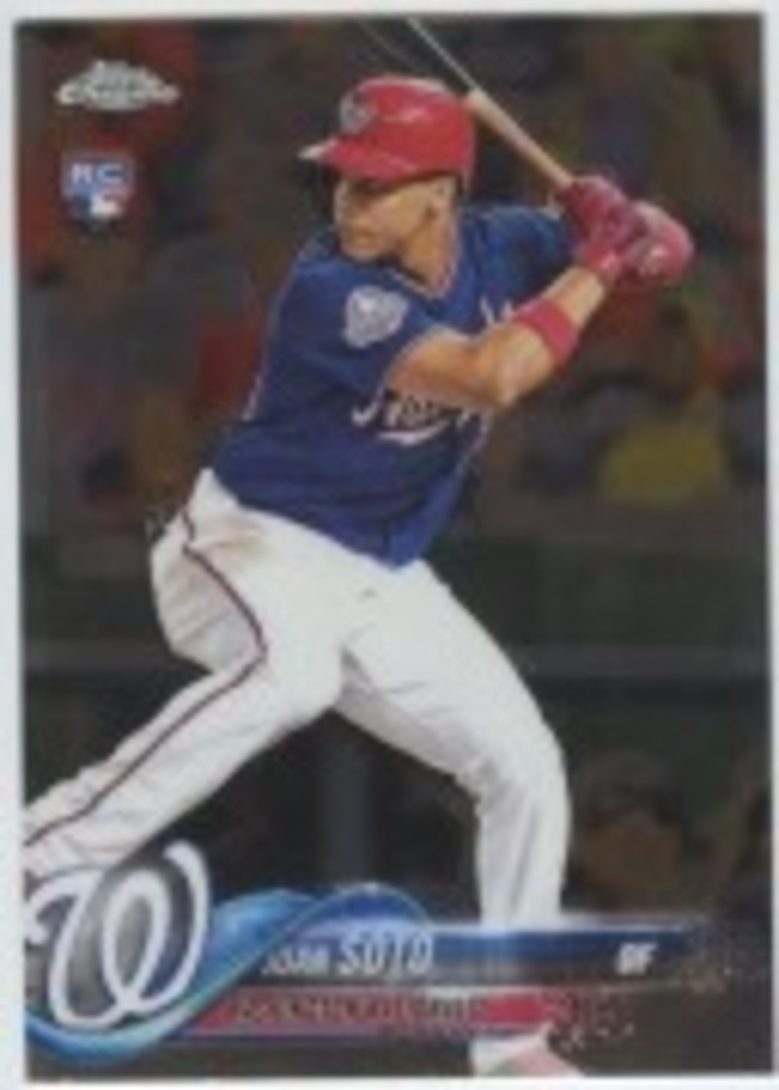 2018 Topps Chrome Update #HMT55 Juan Soto Rookie Card