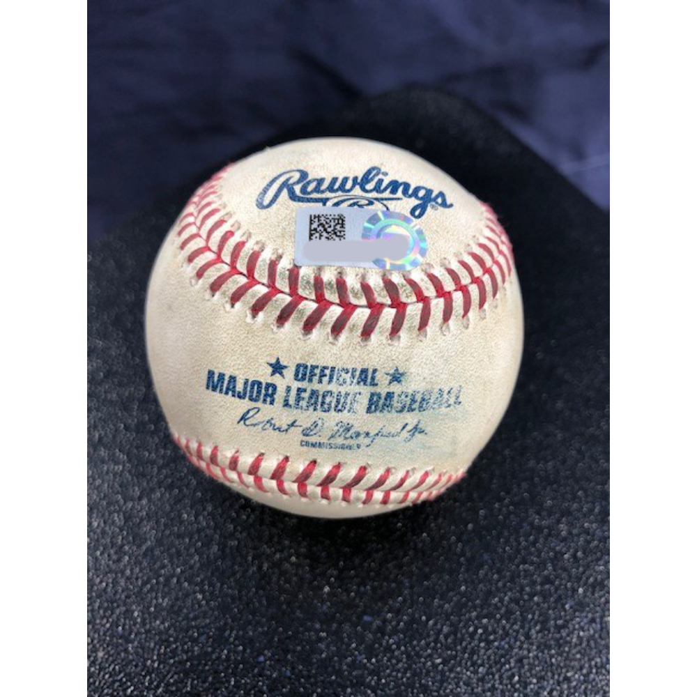 Game Used Baseball 2020 ALCS Tampa Bay Rays Vs Houston Astros