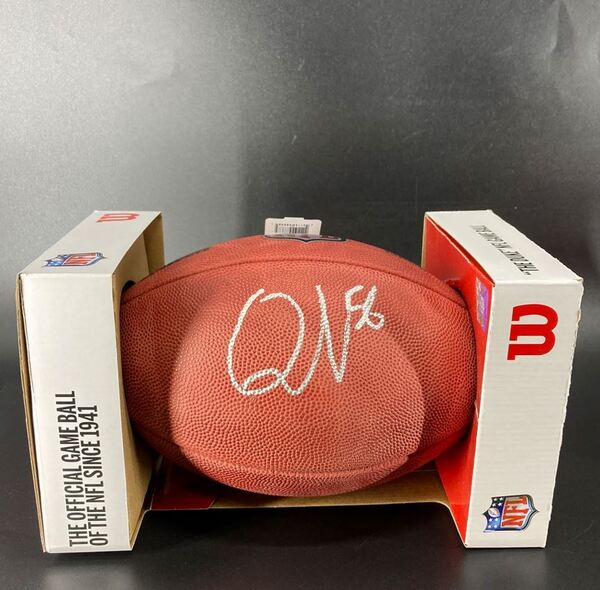 NFL - Colts Quenton Nelson Signed Authentic Football