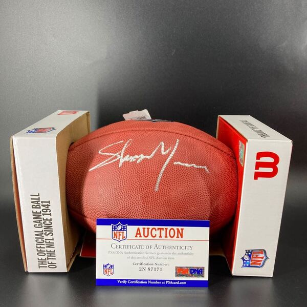 NFL - 49ers Skyy Moore Signed Authentic Football