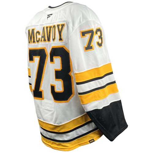 Photo of Game-Used 2025-2026 Season Away Hockey Jersey - Set 1 - Charlie McAvoy