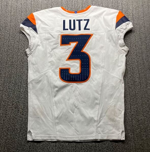 Crucial Catch - Broncos Will Lutz Game Worn Jersey (9/21/2025) Size 42 W...