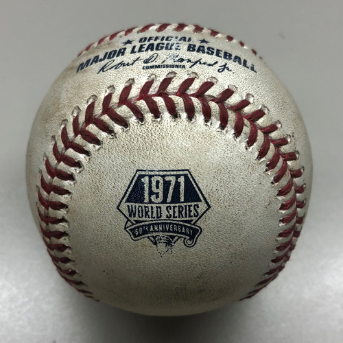 Game-Used Baseball: Pete Alonso - Single - 7/17/2021