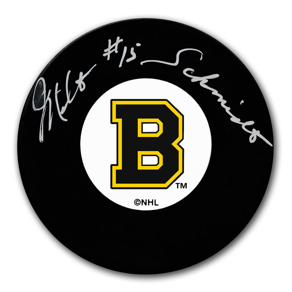 Milt Schmidt Boston Bruins Original 6 Autographed Puck