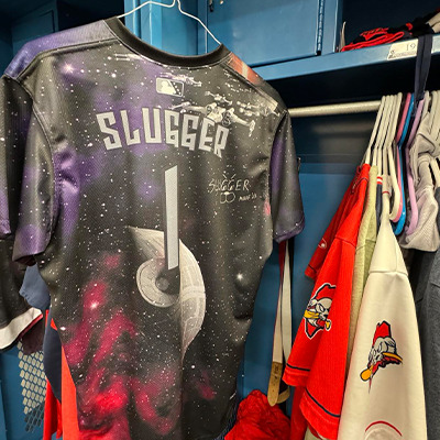 Slugger #1 Signed Star Wars Jersey