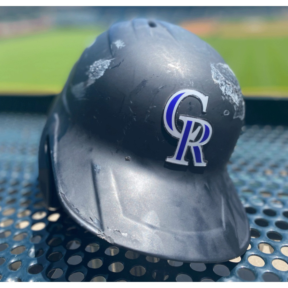GameUsed Helmet Charlie Blackmon June 7, 2022 (200th Career HR