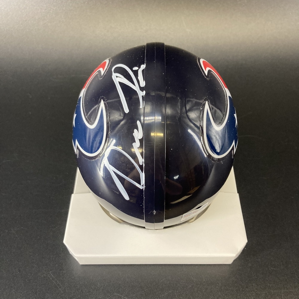NFL Texans Dameon Pierce Signed Mini Helmet The official auction