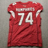 Cardinals - DJ Humphries Game Worn Jersey 2017 Season Size 48 With Captains Patch