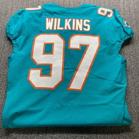 NFL - Dolphins Christian Wilkens Game Cut Jersey Size 46