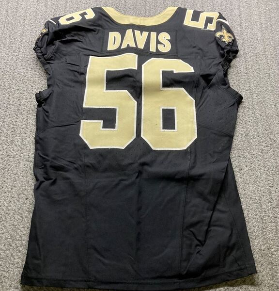 STS - Saints Demario Davis Game Used Jersey (11/17/24) Size 44 with Capt...