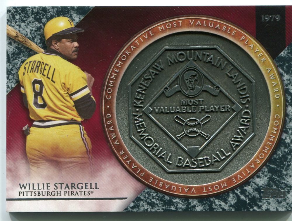 2017 Topps Update MVP Award Relics #MVPRWS Willie Stargell