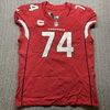 Cardinals - DJ Humphries Game Worn Jersey 2017 Season Size 48 With Captains Patch