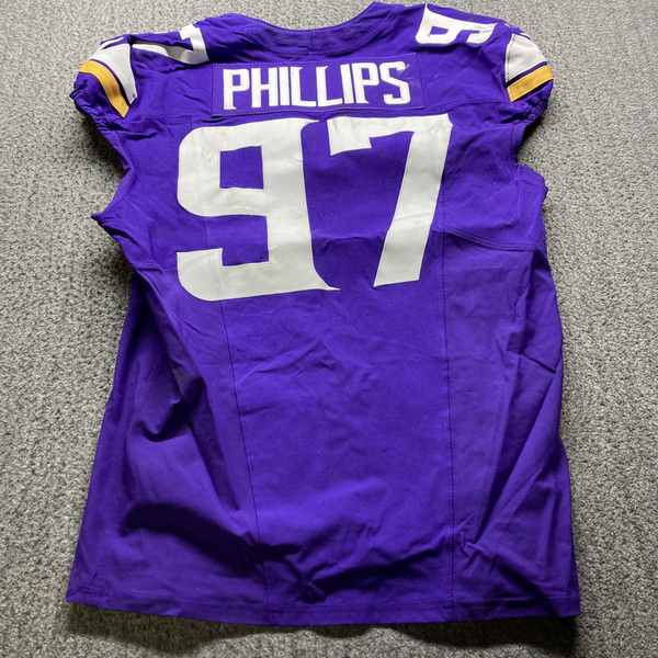 Crucial Catch - Vikings Harrison Phillips Game Worn Jersey (10/08/2023) ...