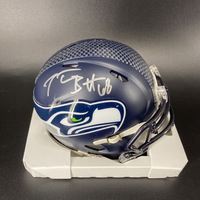 PCF - Seahawks Justin Britt Signed Mini Helmet