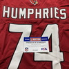 Cardinals - DJ Humphries Game Worn Jersey 2017 Season Size 48 With Captains Patch