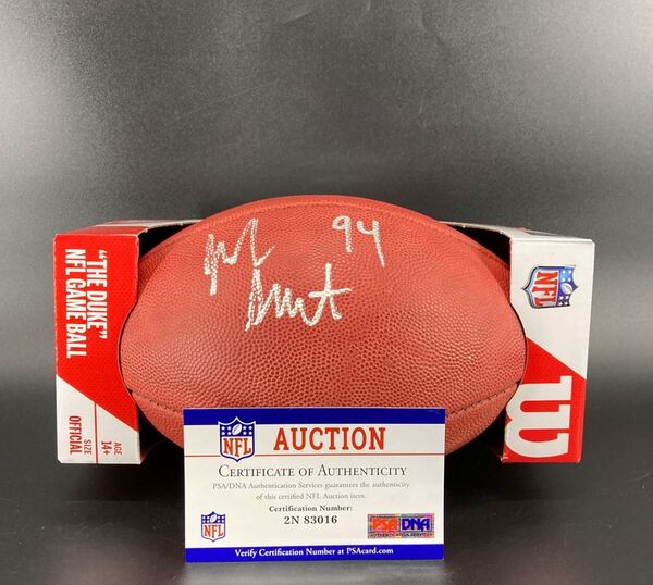 NFL - Cardinals Josh Sweat Signed Authentic Football