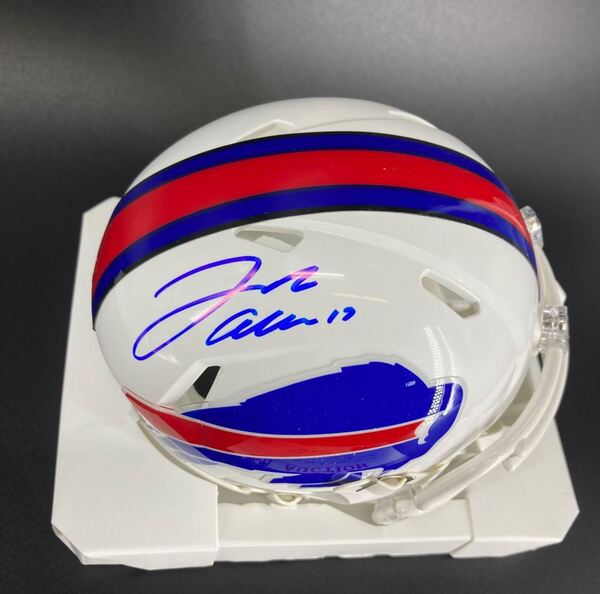 Bills - Josh Allen Signed Mini Helmet
