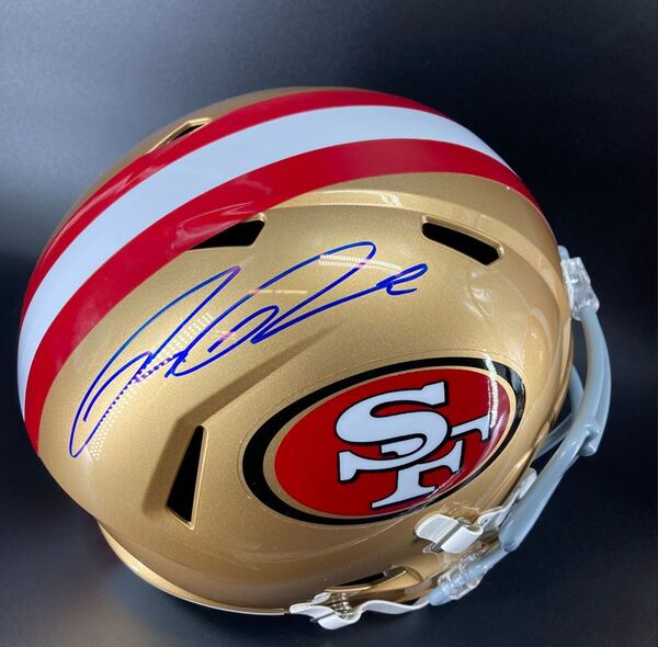 NFL - 49ers Ricky Pearsall Signed Replica Speed Helmet
