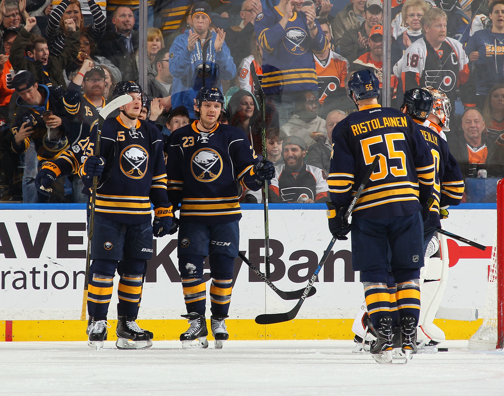 Buffalo Sabres vs. Chicago Blackhawks 3-17-18, Sec 123, Row 1 Seats 7 & 8