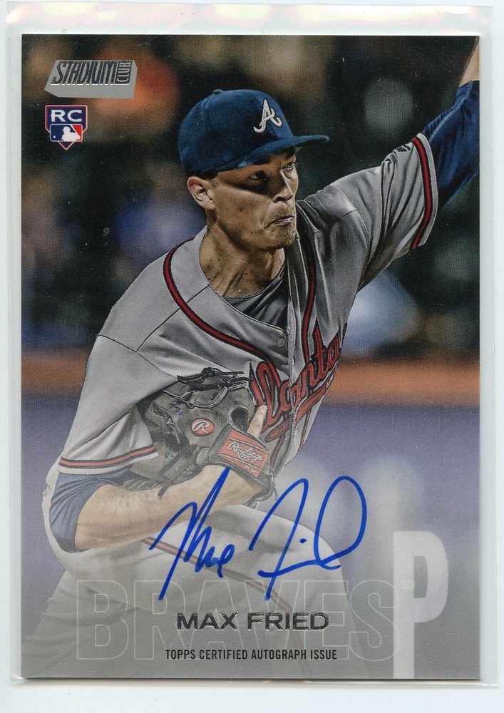 2018 Stadium Club Autographs #SCAMFR Max Fried