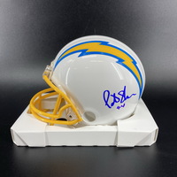 Chargers - Pete Shaw Signed Mini Helmet