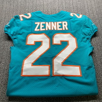 NFL - Dolphins Zach Zenner Game Cut Jersey Size 42