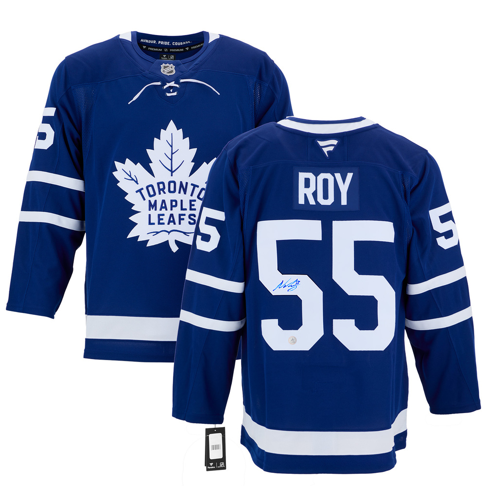Nic Roy Autographed Toronto Maple Leafs Fanatics Premium Jersey