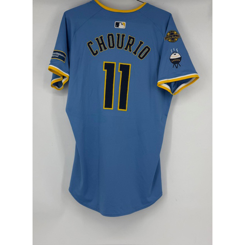Autographed Yovani Gallardo Brewers Alumni Home Run Derby Jersey