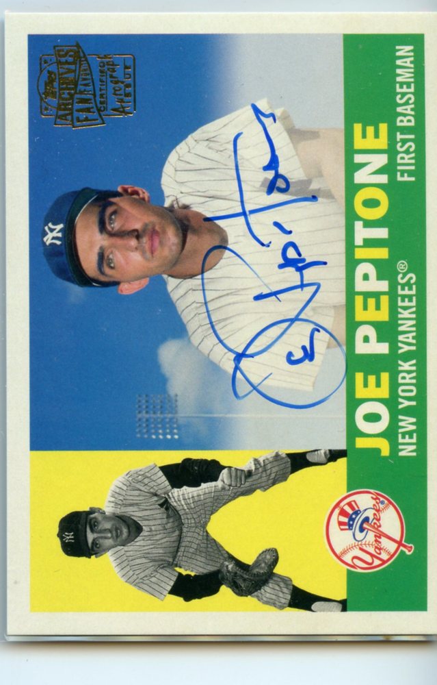 2019 Topps Archives Fan Favorites Autographs #FFAJP Joe Pepitone