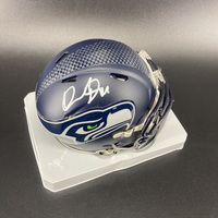 NFL - Seahawks Quandre Diggs Signed Mini-Helmet