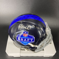 NFL - Bears Rome Odunze Signed NFL Draft Mini Helmet