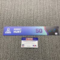 NFL - Panthers Robert Hunt 2024 Pro Bowl Games Nameplate 1 of 1