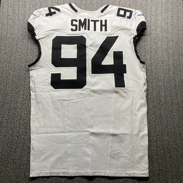 London Games - Jaguars Maason Smith Game Used Jersey (10/13/24) Size 48 ...