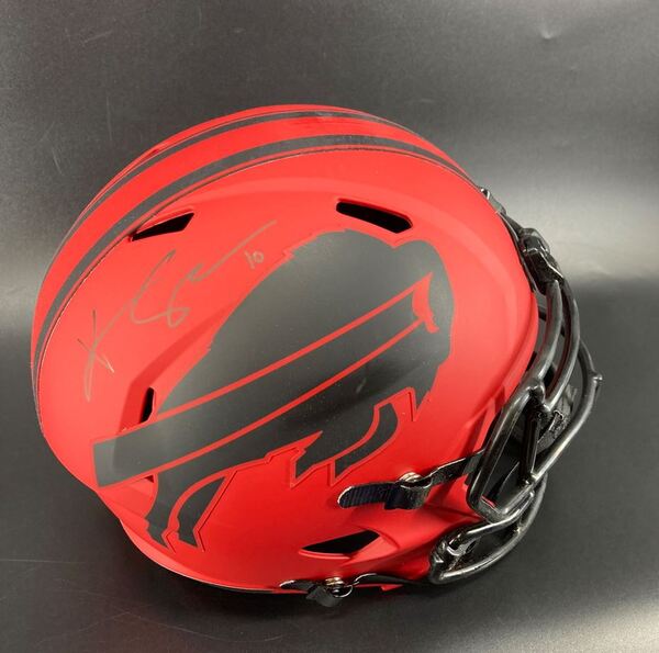 Bills - Khalil Shakir Signed Replica Rave Helmet