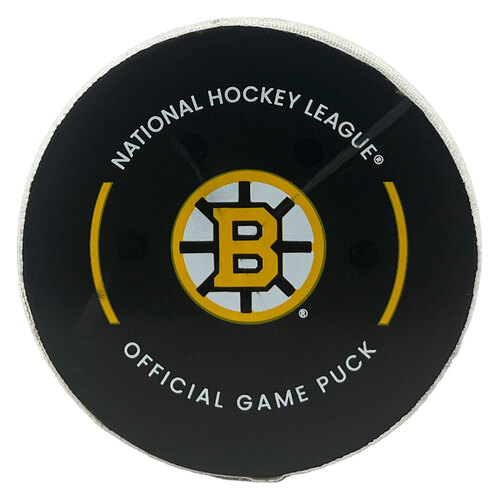 Photo of Game-Used Cole Caufield (Montreal Canadiens) Hattrick Goal Puck 2 (PP) - 1/24/2026