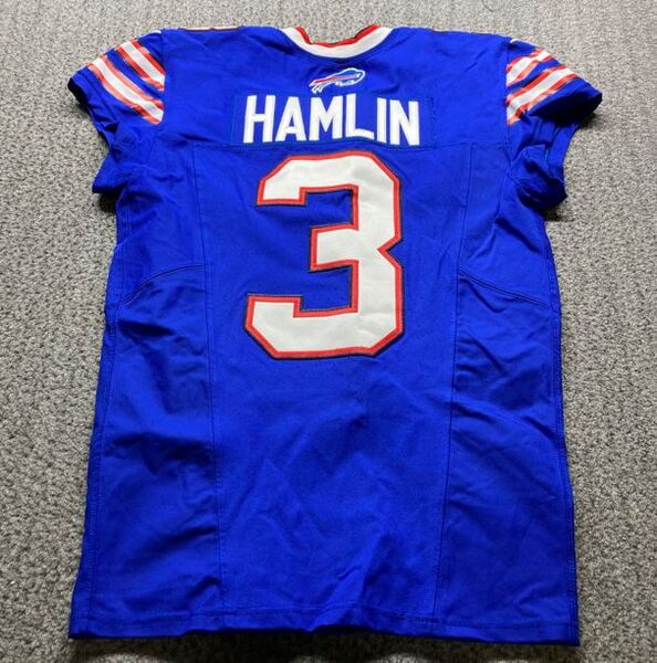 Crucial Catch - Bills Damar Hamlin Game Worn Jersey (9/28/2025) Size 40