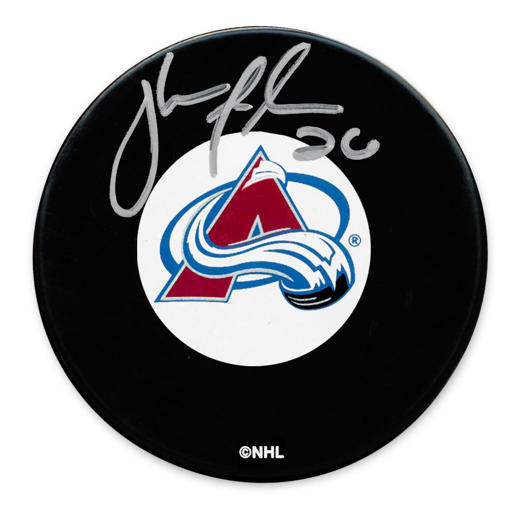 John-Michael Liles Colorado Avalanche Autographed Puck