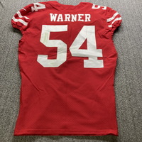 Crucial Catch - 49ers Fred Warner Game Worn Jersey (10/3/2021) Size 42 W...