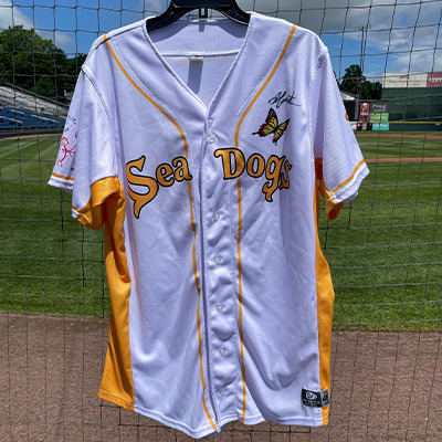 Grant Gambrell #23 Signed Maine Children's Cancer Program Jersey