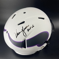 HOF - Vikings Warren Moon Signed Authentic Lunar Eclipse Helmet