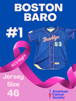 #1 Boston Baro Game Used ACS Jersey (Size 46)
