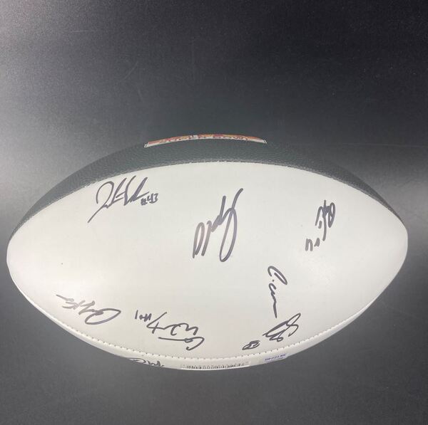 NFL - Chiefs Multi Sign Commemorative Super Bowl LIX Panel Ball Signed B...