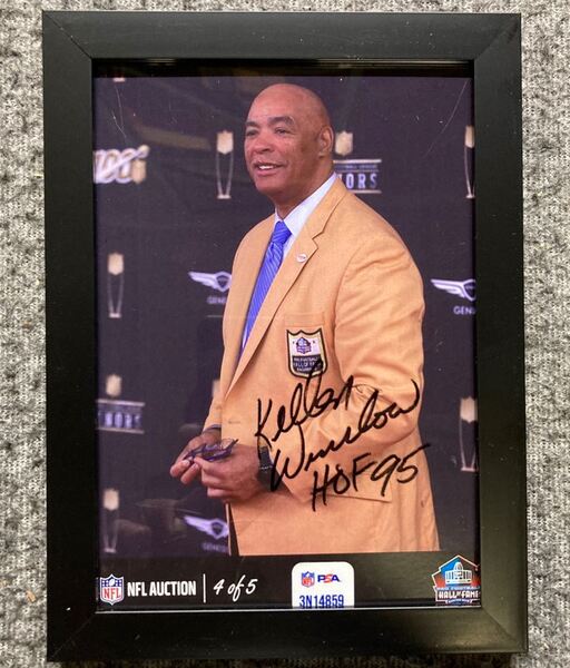 HOF - Chargers Kellen Winslow NFL Auction Exclusive Signed 5x7 Photo Ind...